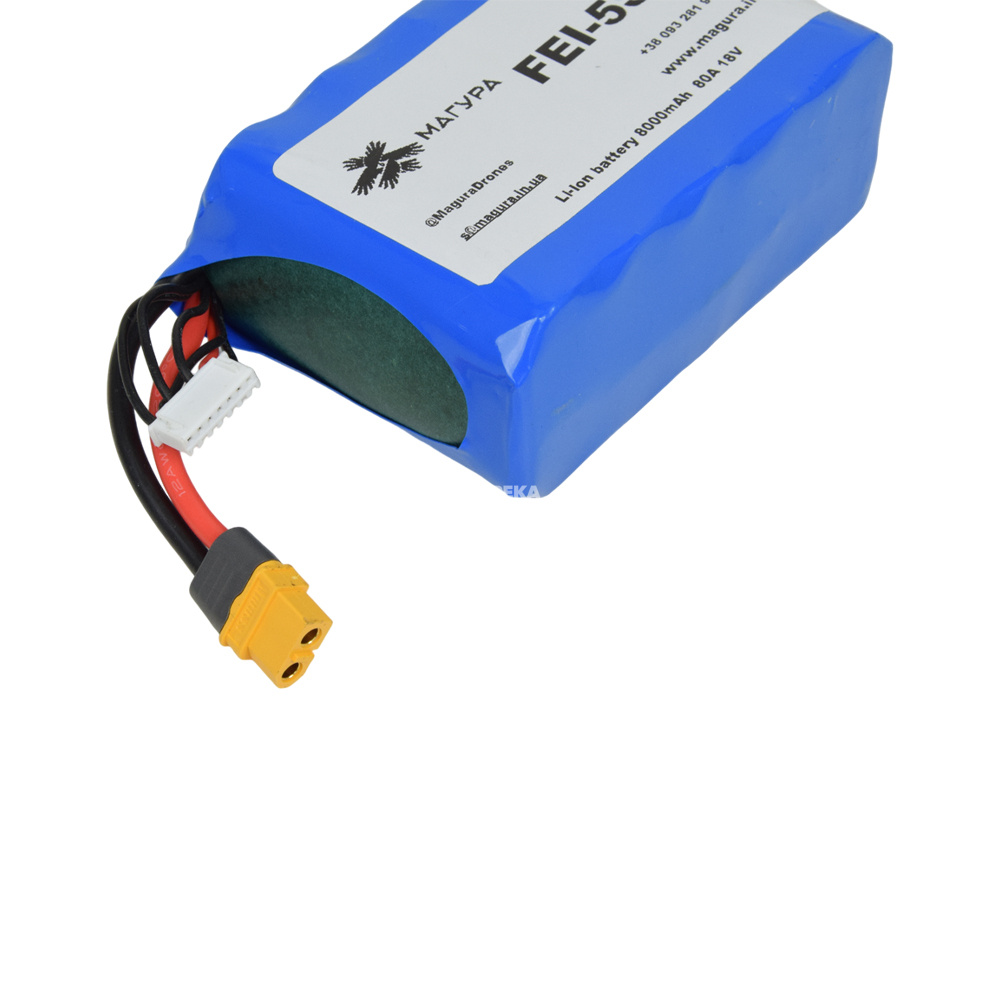 Акумулятор FEi-5S2P 8000 мА·год для FPV-дрона від Магура ВПК