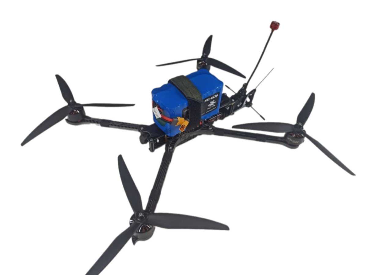 FPV дрон для польотів у РЕБ-умовах — модель «Амага 10 Оптіка» з акумулятором 6s3p