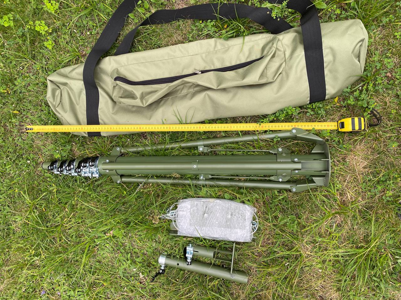 Телескопічна алюмінієва щогла для ретранслятора – легка, міцна та надійна конструкція для встановлення антен і обладнання. Забезпечує стабільність та зручність транспортування. Ідеальне рішення для польових умов та стаціонарного використання.